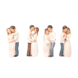 Carved Couple Sculpture